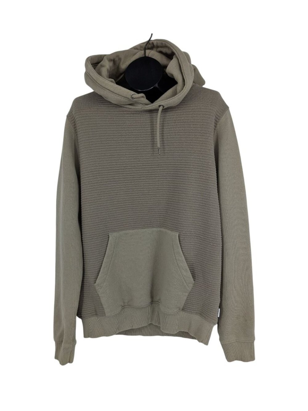 Peter Werth N.1 Hoodie Pullover Textured Streetwear Athleisure Neutral Gym Large